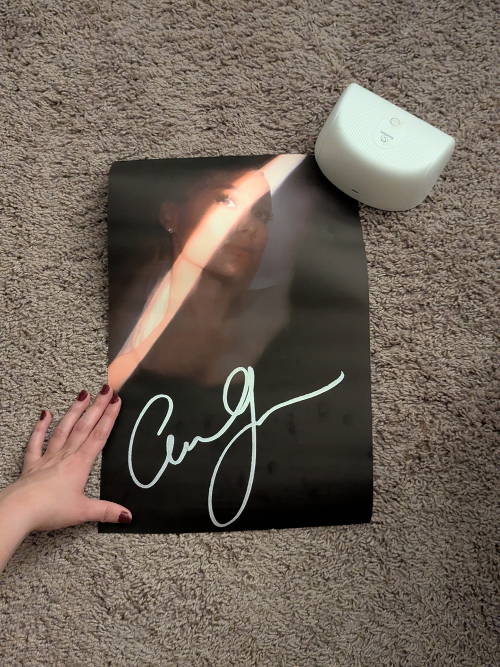 Ariana Grande Signed Sweetner Litho REPRINT